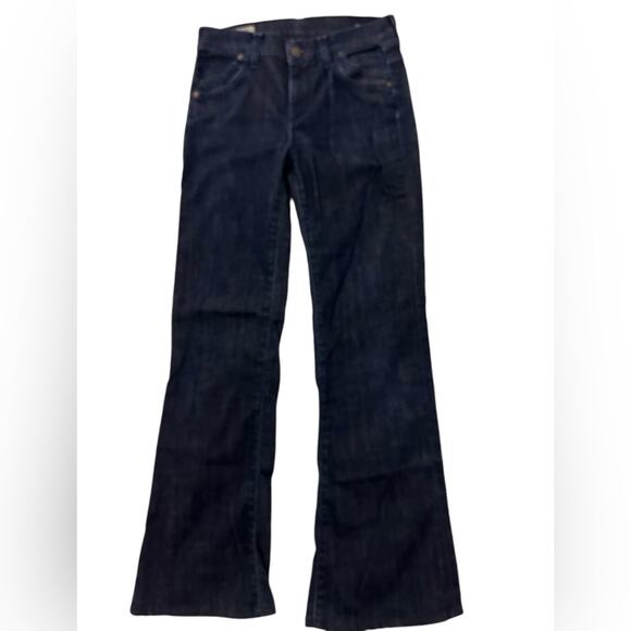 Citizens of Humanity Hutton #251 Stretch High Rise Wide Leg Dark Denim Jeans, 26 - Picture 2 of 9